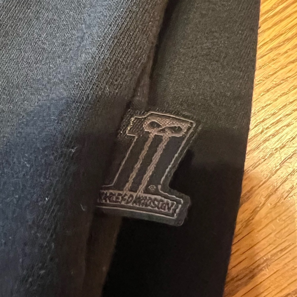 Harley-Davidson® Willie G UNIQUE RARE Distressed Hoodie With Chains - NWOT 💀 - Picture 8 of 16